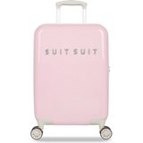SUITSUIT Fabulous Fifties - Handbagage Koffer met 4 Wielen - 55 cm - 33L - Roze Pastel