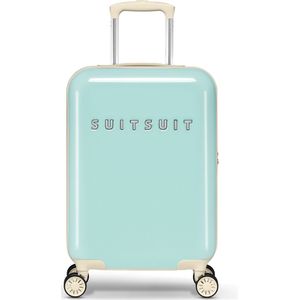 SUITSUIT Fabulous Fifties - Handbagage koffer met 4 wielen - 55 cm - 33L - Mint Pastel