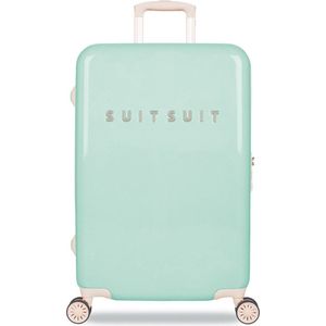 SUITSUIT Fabulous Fifties Reiskoffer met 4 wielen - 66 cm - 59L - Luminous Mint