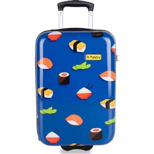 BHPPY Handbagage koffer met print - 55 cm - 32L - Roll'ing Sushi