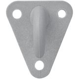 ProPlus Touwhaak - Kunststof - Driegaats - 45 x 39 mm - 10 stuks