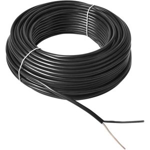 ProPlus Elektrische Kabel 2x 075mm² op Rol – 50 Meter Aansluit Draad voor Auto’s en Trailers