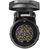 ProPlus - Zwevende Contrastekker - 13-polig - PVC - Zwart