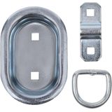 ProPlus - Ovaal Sjoroog - Inbouw - Zilver - 146 x 100 mm - 800 daN