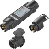 Pro Plus Stekkertester Geschikt voor 7 Polige en 13 Polige Stekkers en Stekkerdozen 12 Volt