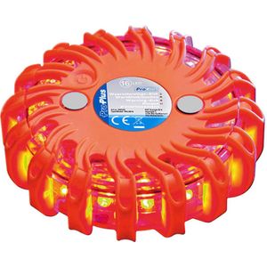 ProPlus Magnetische Waarschuwings-disk 16LED Oranje