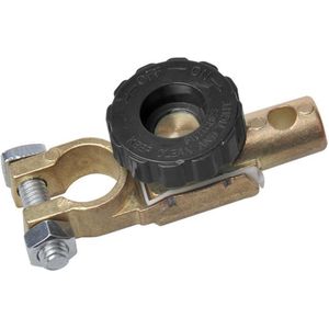 ProPlus Accupoolklem met stroomonderbreker - Ø 17,5 mm - Minpool - Anti-diefstal - 6V/12V/24V