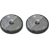 ProPlus - Reflector met Schroefbevestiging - Wit - Ø 80 mm - Set van 2