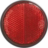 Pro Plus Reflector met Grondplaat Zelfklevend - Ø 55 mm - Rood - 2 stuks