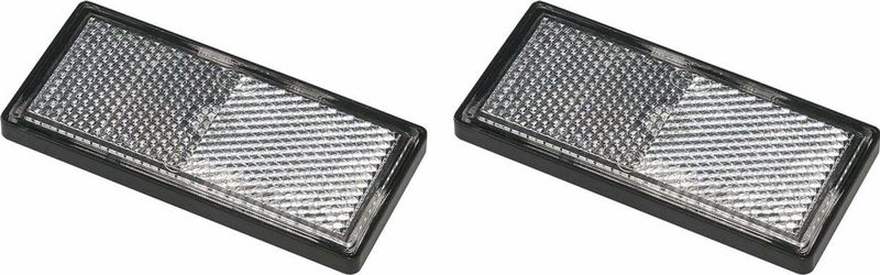Pro Plus Reflector Zelfklevend - 85 x 39 mm - Wit - 2 stuks