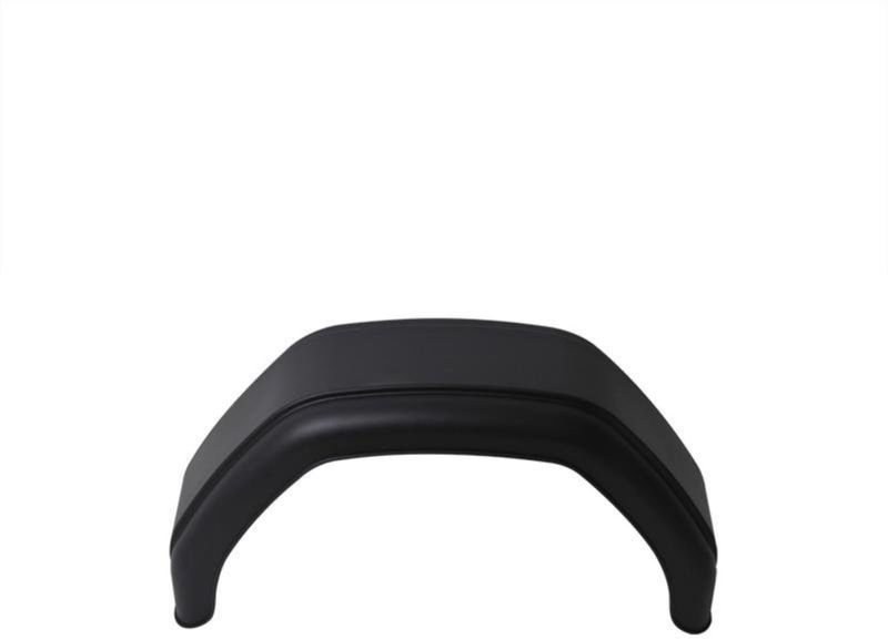 Pro Plus Spatbord - Spatscherm - Kunststof - Hoekig - 10 inch - Zwart