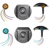 ProPlus - Aansluitset 5-polig - Voor Achterlichten - 15 cm - Geel en Groen