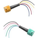 ProPlus - Aansluitset 5-polig - Voor Achterlichten - 15 cm - Geel en Groen