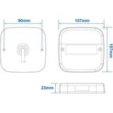 Pro Plus Achterlicht Aanhangwagen - Caravan 12 Volt - 5 Functies - 107 x 107 mm - 8-LED