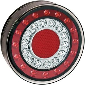 ProPlus Multifunctioneel LED achterlicht - 4 functies - 12V & 24V - waterdicht - 125 mm - rond
