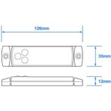 ProPlus - Markeringslamp - LED - Waterdicht - Oranje - 12/24V