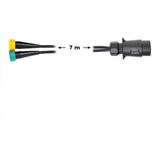 ProPlus Kabelset - 7 meter - 7-polige stekker naar 2x 5-polige connector