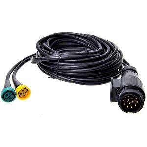 ProPlus Kabelset - 9 meter Kabel - Stekker 13 Polig naar 2x Connector 5 Polig