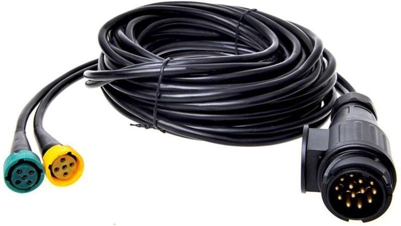 ProPlus Kabelset - 9 meter Kabel - Stekker 13 Polig naar 2x Connector 5 Polig