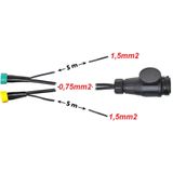 ProPlus Kabelset - 7 Meter - 13-polige Stekker naar 2x 5-polige Connector