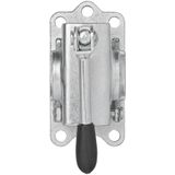 Neuswielklem 48mm gietijzer - met kantelbare hendel voor neuswiel