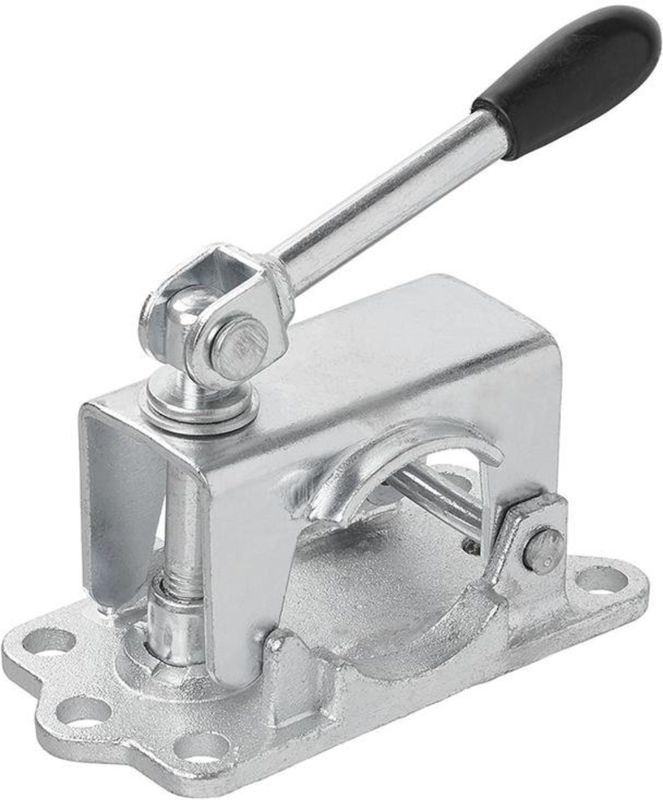 Neuswielklem 48mm gietijzer - met kantelbare hendel voor neuswiel