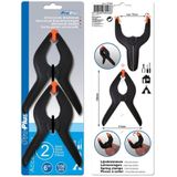 ProPlus Zeilklem - 150 mm - Beweegbare Kaken - Set van 2 Stuks