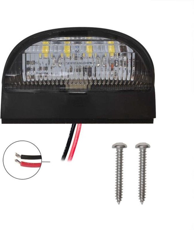 Pro Plus Kentekenverlichting LED - 72 x 50 mm - 12 Volt en 24 Volt