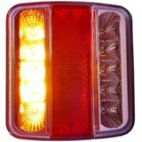 ProPlus - Achterlicht - 4 Functies - 14-LED - 98 x 105 mm - 5-pins EC Aansluiting