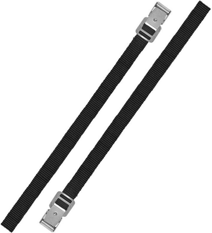 ProPlus Bindriemen met metalen gesp - 18 mm x 75 cm - zwart - set van 2