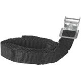 ProPlus Bindriemen met metalen gesp - 18 mm x 100 cm - zwart - set van 2 stuks