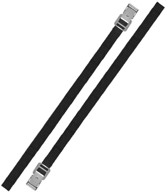 ProPlus Bindriemen met metalen gesp - 18 mm x 100 cm - zwart - set van 2 stuks