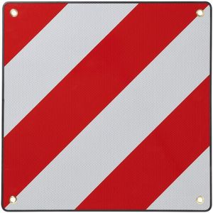 ProPlus Markeringsbord - Aluminium - Reflecterend - 50 x 50 cm - Rood-Wit