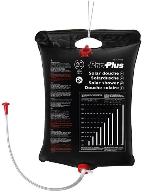 Pro Plus Camping Solar Douche - 20 liter