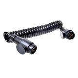 Pro Plus Spiraalkabel - Verlengkabel - 3.5 meter 8 Aderige Kabel met 2 x 13 Polige Stekkers - PVC - blister