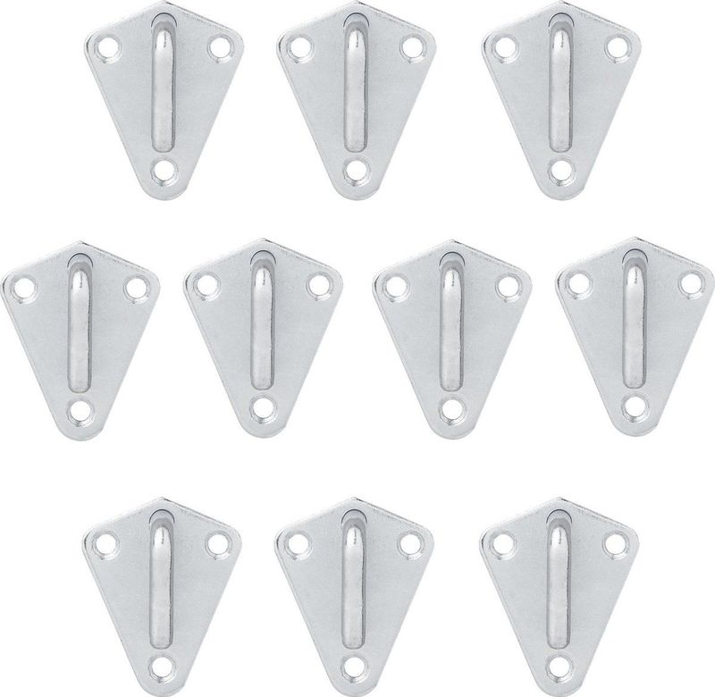 Pro Plus Touwhaak - 40 x 45 mm - Metaal - Gelast - 10 stuks