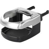 Pro+ Bekerhouder (auto) - ABS - Zwart / Zilverkleurig