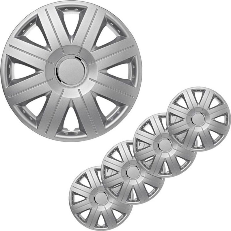 Pro Plus Wieldoppen Set - Ø 14 inch - Cosmos - Zilvergrijs - 4 stuks