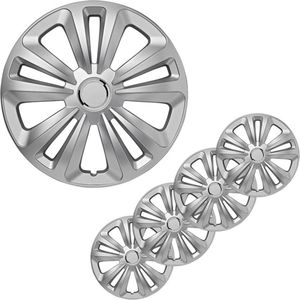 Pro Plus Wieldoppen Set - Ø 16 inch - Terra - Zilvergrijs - 4 stuks