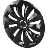 Fox - Wieldoppen Set - Aluminium Look - Slagvast ABS Kunststof