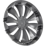 Fox - Wieldoppen Set - Aluminium Look - Slagvast ABS Kunststof