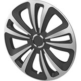 Pro Plus Wieldoppen Set - Ø 13 inch - Terra - Mat Zwart / Aluminium - 4 stuks