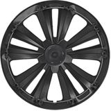 Pro Plus Wieldoppen Set - Ø 14 inch - Terra - Mat Zwart / Aluminium - 4 stuks