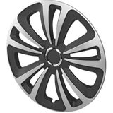 Pro Plus Wieldoppen Set - Ø 16 inch - Terra - Mat Zwart / Aluminium - 4 stuks