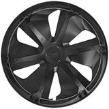 Pro Plus Wieldoppen Set - Ø 14 inch - Roco - Mat Zwart / Aluminium - 4 stuks