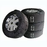 ProPlus - Bandenhoezen XL - Set van 4 - Slijtvast Polyester - Max Ø 76 cm - Omtrek 240 cm