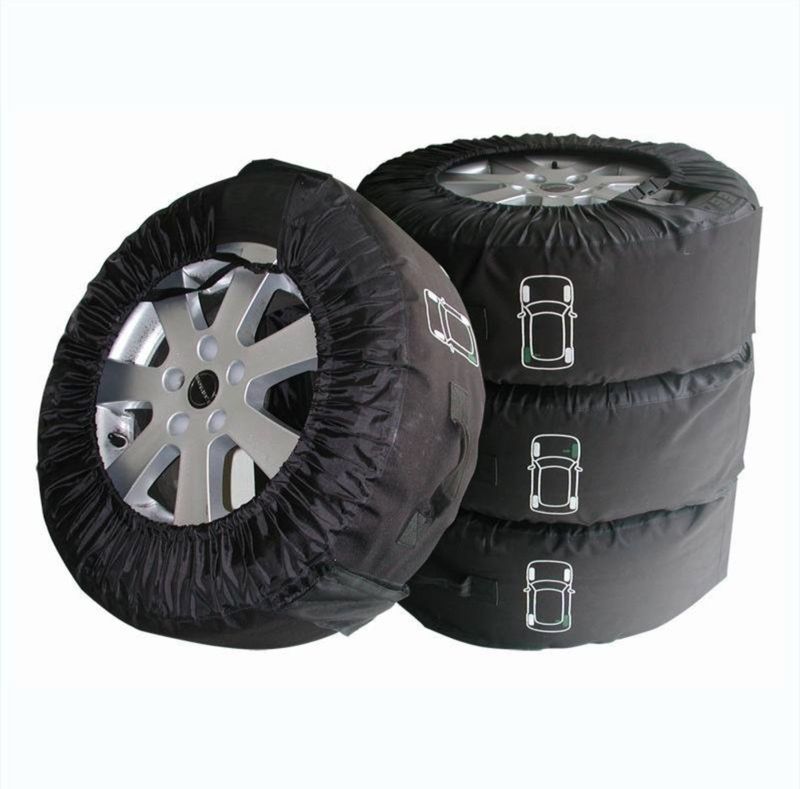 ProPlus - Bandenhoezen XL - Set van 4 - Slijtvast Polyester - Max Ø 76 cm - Omtrek 240 cm