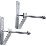 ProPlus - Bandenhouderset - Muurbevestiging - Set van Twee