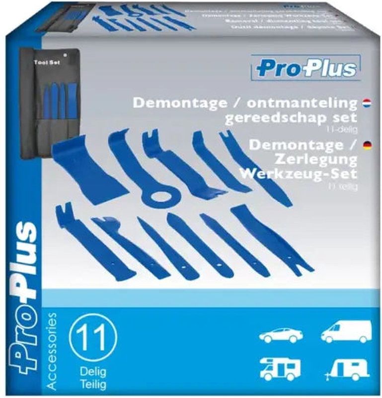 ProPlus 11-delige Autotrimgereedschapset