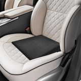 ProPlus Wigvormig zitkussen - drukvaste schuimstof - afneembare hoes - 37 x 37 x 8 cm - zwart